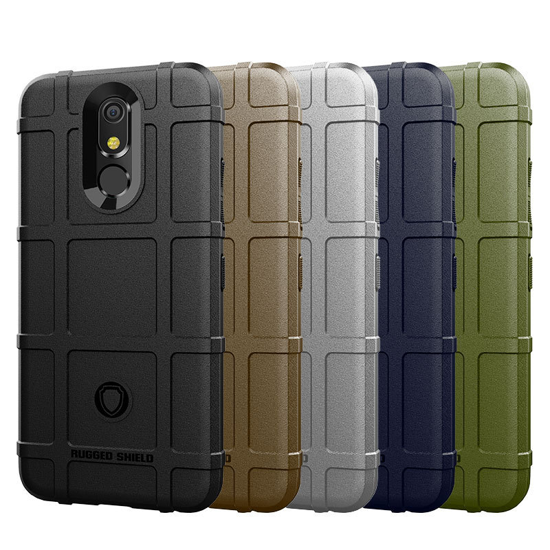 Applicable to LG K40 mobile phone case X4 20190 protective case soft silicone shield tactical drop-resistant shield frosted thickened