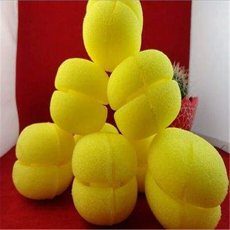 Пена большая Плойка для начинающих губка мяч вьющиеся волосы значение костюм плойка мяч парикмахерский клубничный мяч