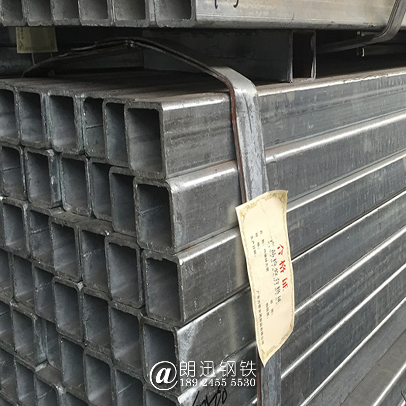 可定做热镀锌结构钢管 q235b小口径镀锌方管 低价批发