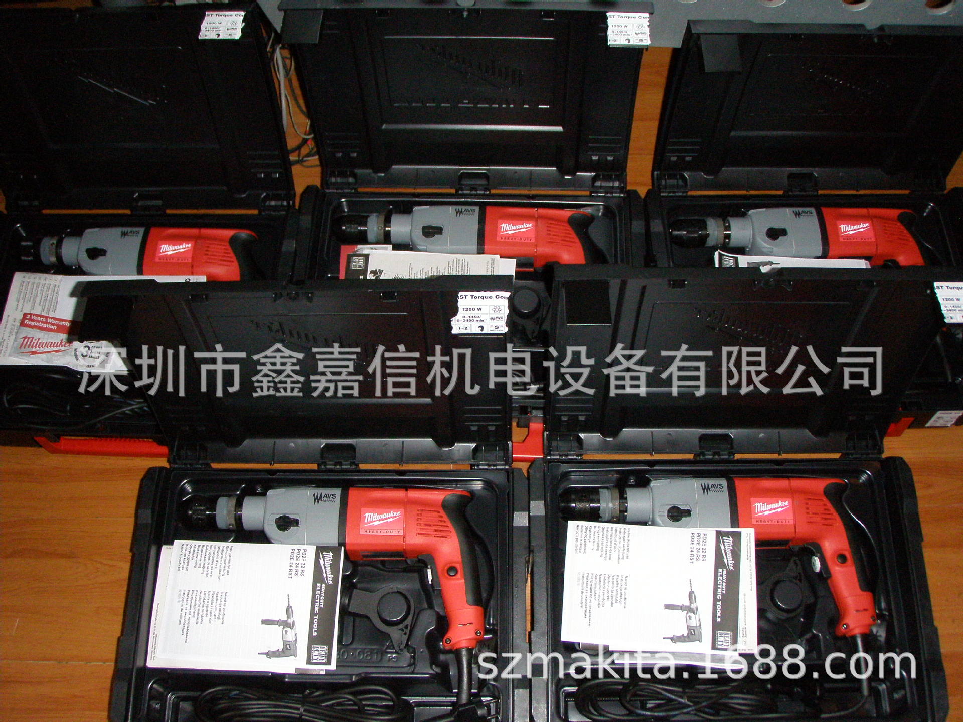 批发美国 milwaukee米沃奇 工业级冲击电钻 PD2E24RST