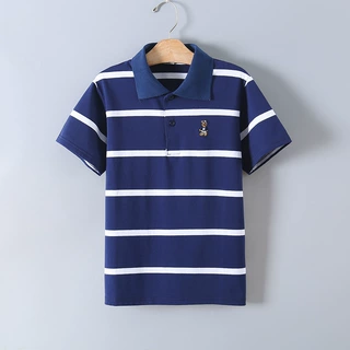 polo衬衫纯棉儿童短袖t恤童装中大外贸童装女童男童夏装POLO衬衫