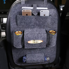 Car seat storage bag hanger, vehicle multi-functional backrest bag, car felt storage bag, storage and organization box