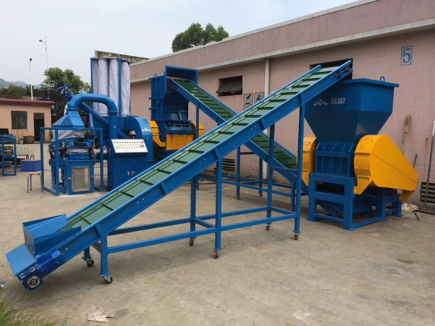 广东厂家供应全自动铜米机干式水式杂线平方线电缆破碎分选铜米机