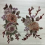 水溶刺绣牡丹花服装花边