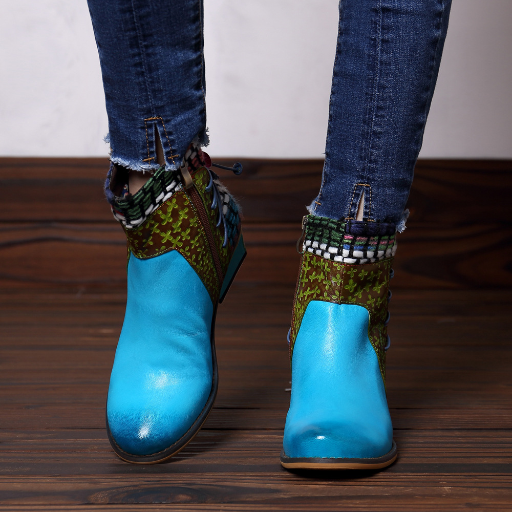 Bottes femme en En cuir - Ref 3354266 Image 7