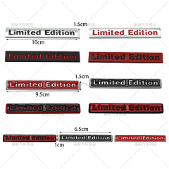 Limited Edition Metal Badges for Audi A4L A6L Q5 Custom Car Rear Sticker - Multiple Styles