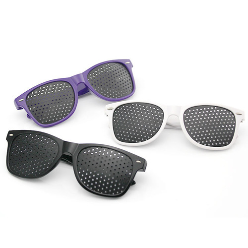 Export to Europe and America, small hole glasses, pinhole glasses, pinhole sunglasses, AliExpress best-selling multi-hole glasses