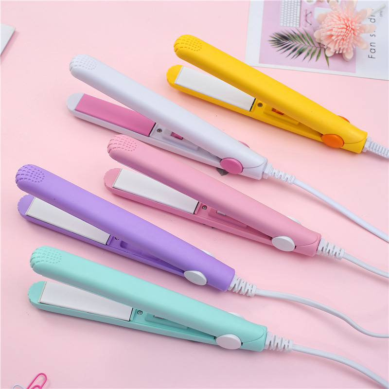 Cartoon hair straightener curly hair min...