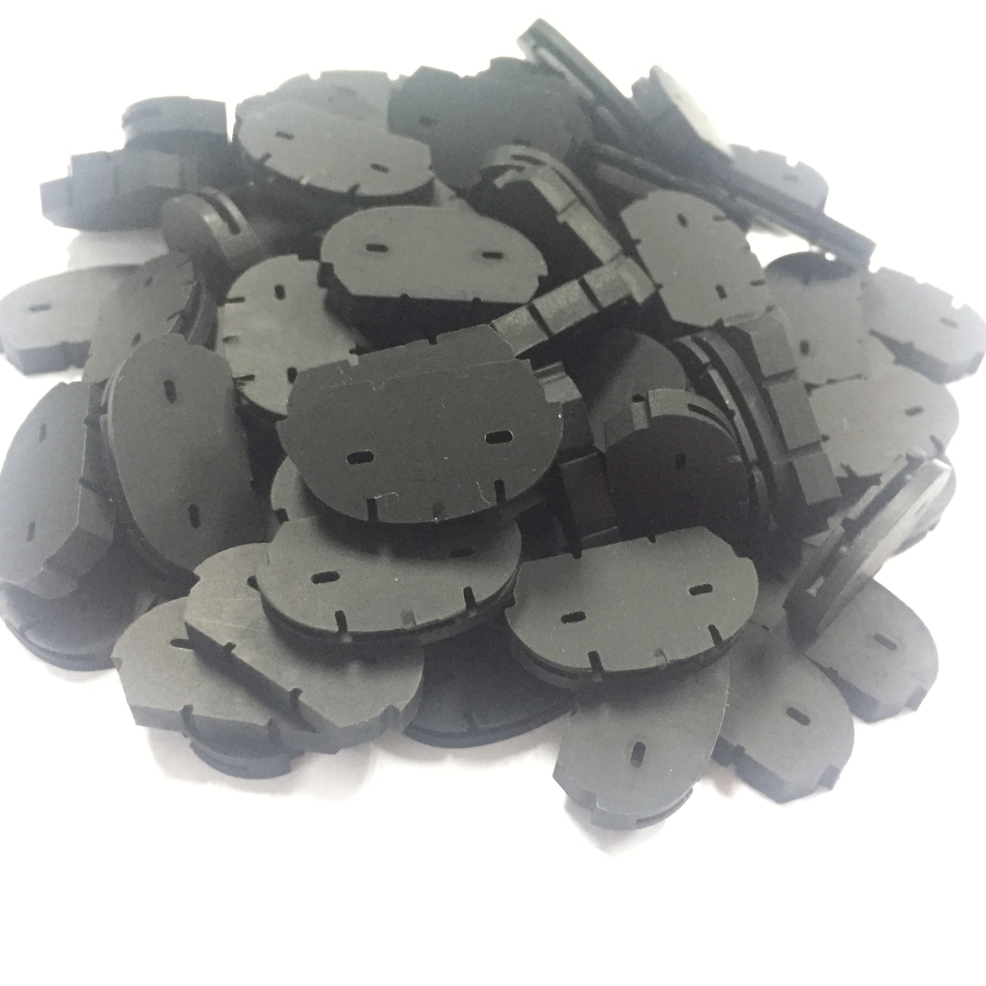 厂家大促硅胶密封圈两孔胶圈黑色胶垫LED灯防水密封圈异形硅胶垫