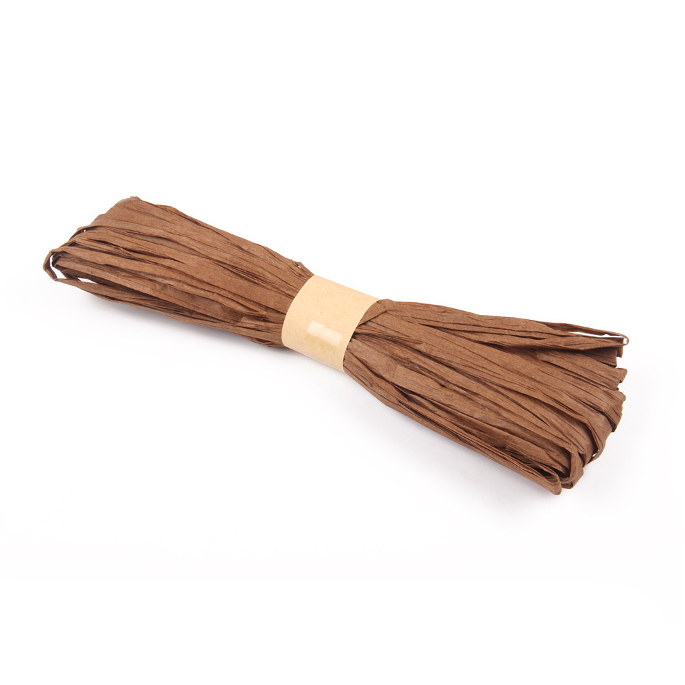 Directo de fábrica de bricolaje hecho a mano de la artesanía de la cuerda de papel de la cuerda tejida multicolor de color de la