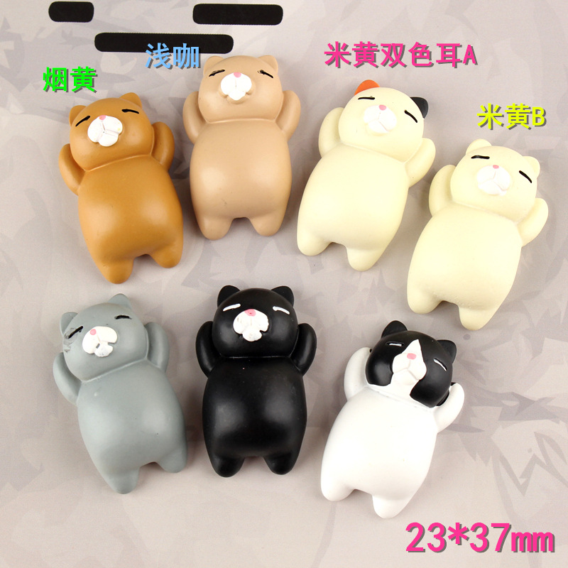 小熊 树脂配件diy奶油胶手机壳材料 创意冰箱贴diy装饰品卡通配件