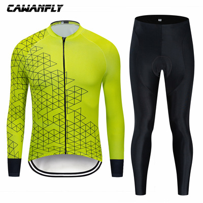 CAWANFLY骑行服薄款长袖单车服自行车服山地车服骑行服套装