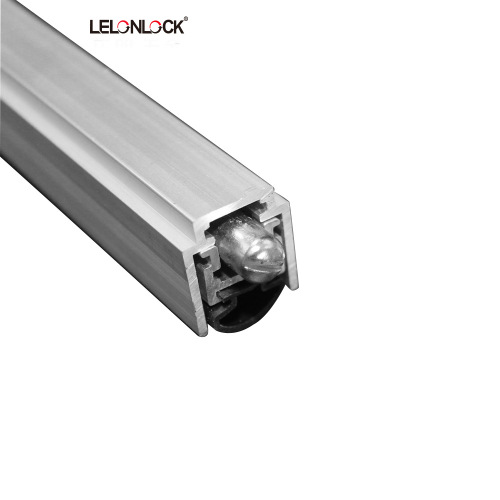 Door bottom automatic lifting dustproof soundproof strip door gap dustproof wholesale hotel room door U-shaped aluminum alloy sealing strip