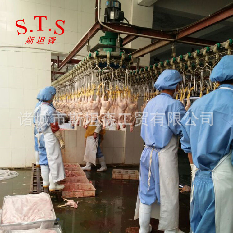 H根据客户需求定制家禽宰杀流水线 鸡鸭鹅屠宰设备鸡鸭自动屠宰线