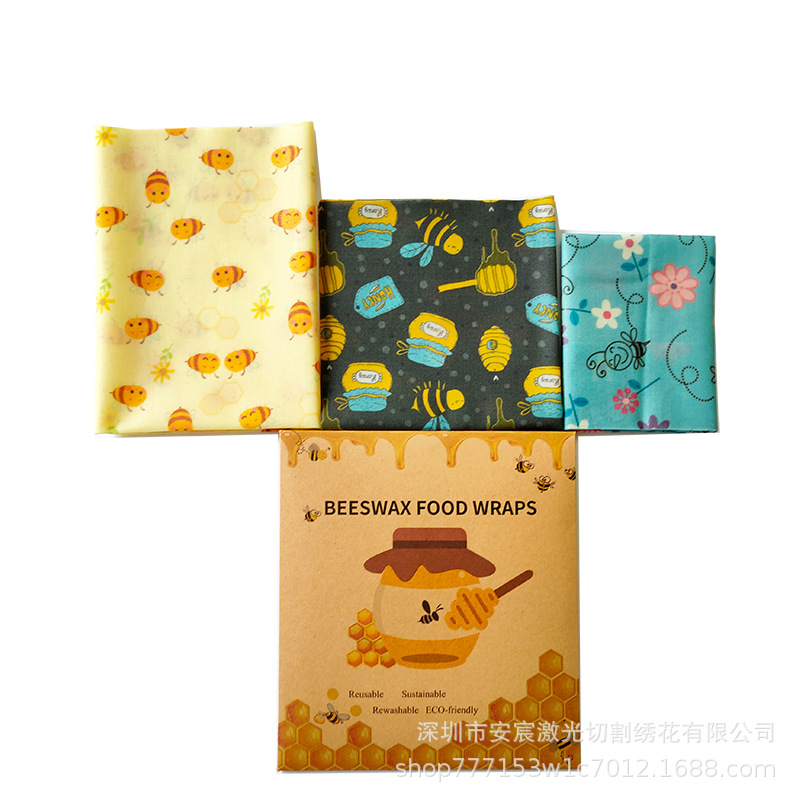beeswax Fresh keeping honeybee Amazon product Manufactor Specifically for Cross border Electricity supplier Organic Cotton food Fresh keeping