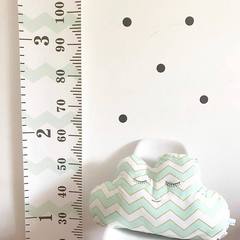 Ins Nordic-style height ruler for children's room wall sticker height ruler painting kindergarten height measurement ruler fox style
