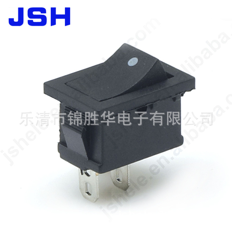 船型开关KCD1 带灯六脚三脚两脚两档船型开关翘板开关