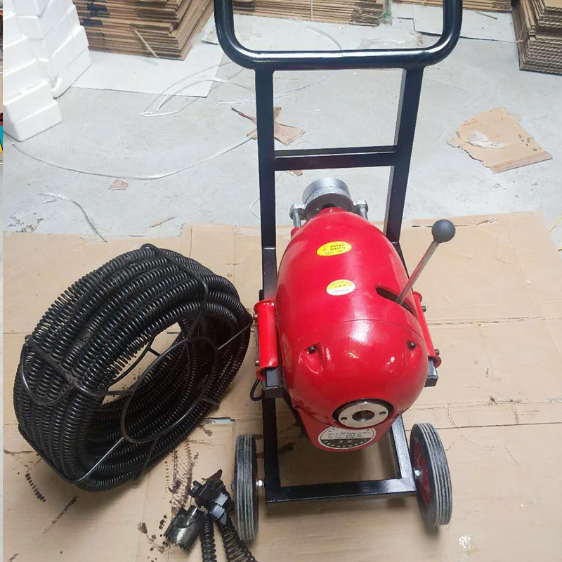 批发疏通机设备下水管道疏通机移动式清洗机软轴长小型