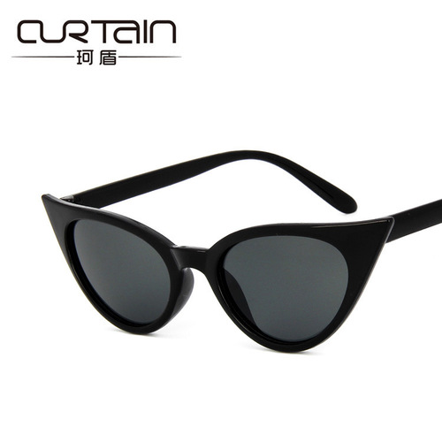 Classic retro sexy cat-eye sunglasses, fashionable European and American trendy sunglasses, Elvis glasses 77042