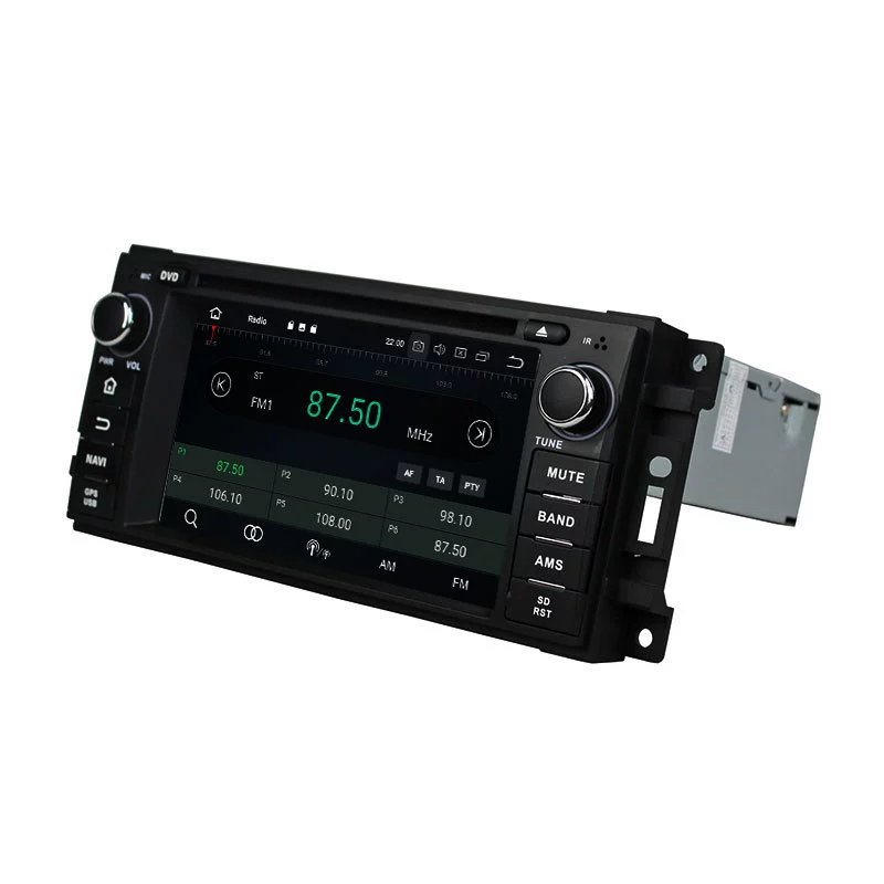 Подходят для Jeep Wrangler Android 10.0 восьмиядерный GPS с DSP беспроводной CarPlay навигация автомобиля DVD