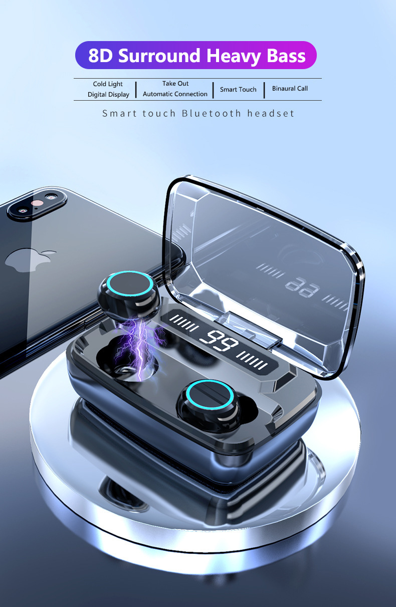 M11 TWS Bluetooth Earphones Design