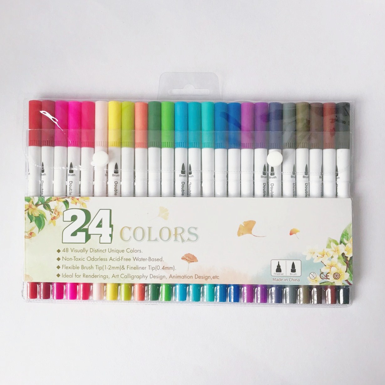 1 Set Solid Color Class Learning Graduation Plastic Cute Watercolor Pen display picture 2