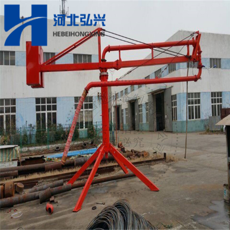 新式混凝土输送手动布料机 圆筒式 立架式布料机