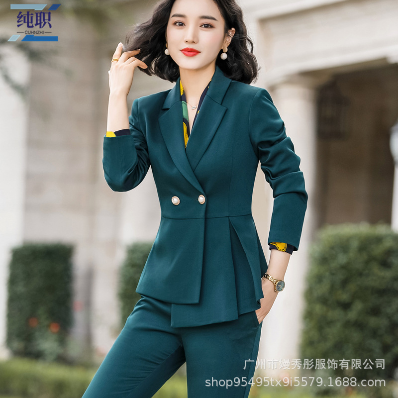Suit Suit Women 2022 Autumn New Fashion Business Wear Lady Temperament Host Is Working Clothes