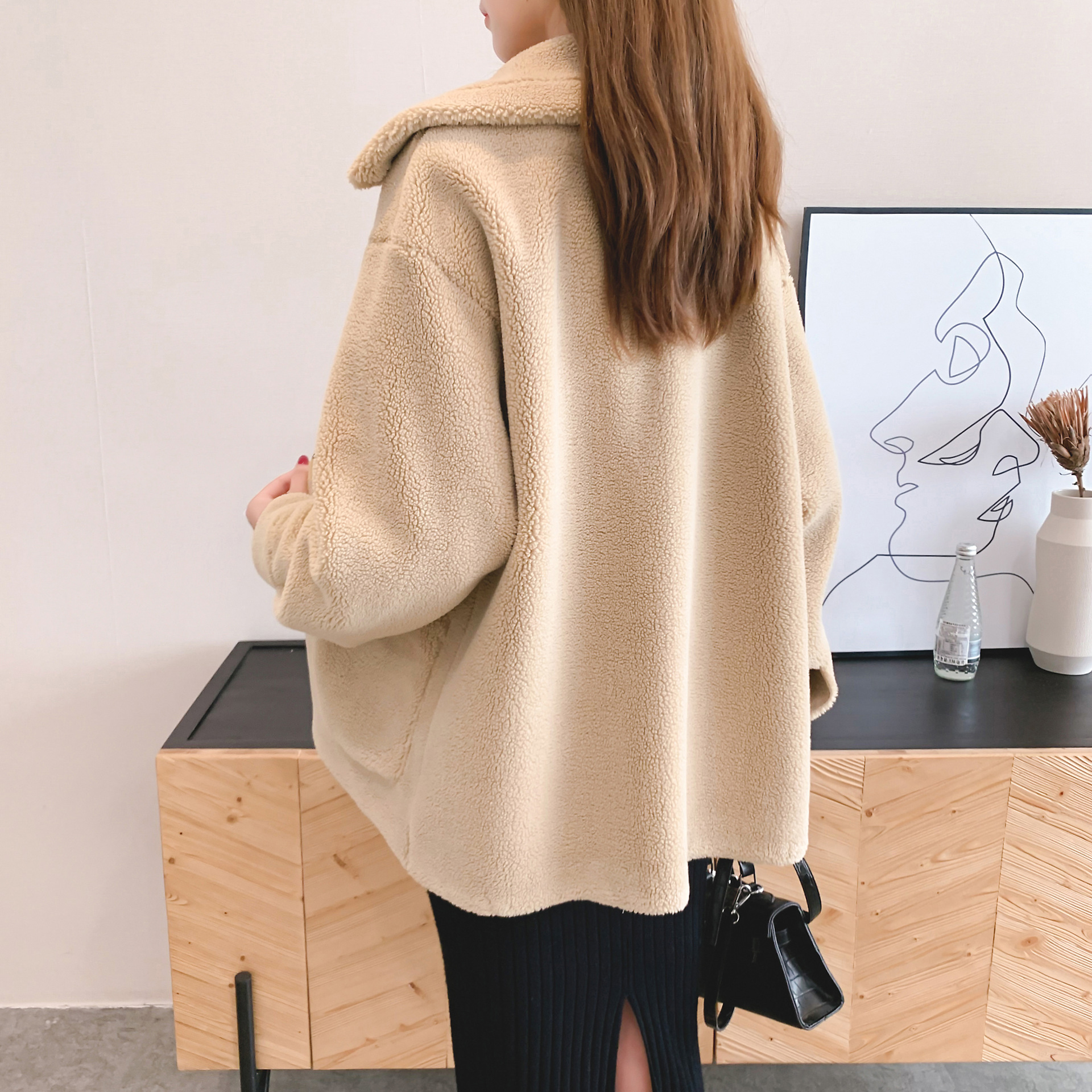 Manteau de laine femme LAN SHINA - Ref 3416802 Image 27