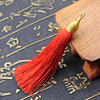 Silk conditioner with tassels, pendant, accessory, polyester, anti-wrinkle