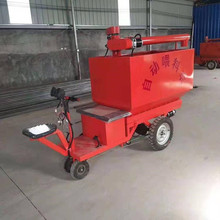 加工定制养殖专用电动喂料车 鸡场养殖自动上料车 手推式饲料车