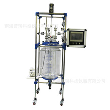 100L 3.3高硼硅玻璃反應釜PLC控制系統