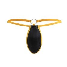 男士情侣内裤 时尚经典情趣丁字子裤简约罩杯增大单丁t裤男KV03DK