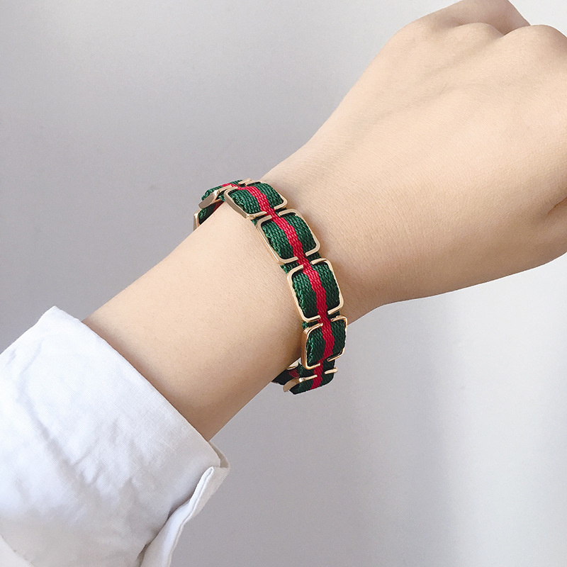Bracciale in pu con anello singolo in lega liscio unisex_voghion.com