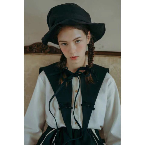 Fake collar Detachable Blouse Dickey Collar False Collar Shooting props of super deformed Gothic false collar studio