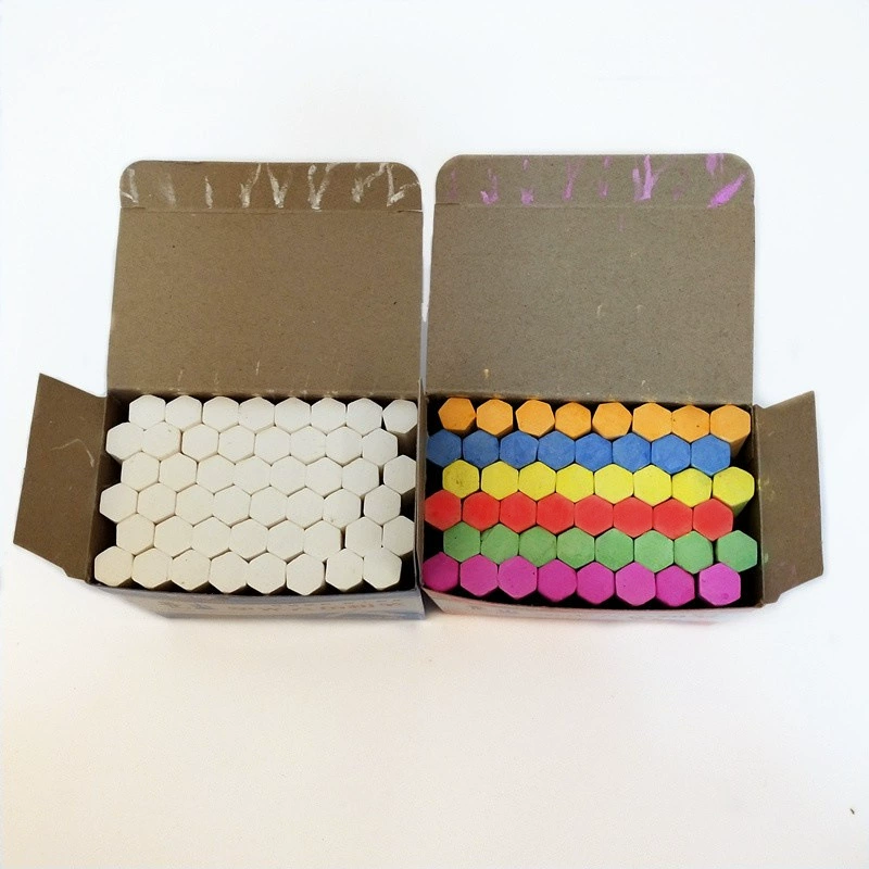 7,4 см Мел обучающая доска Jinhui для письма цилиндрическая/шестиугольная Белый мел