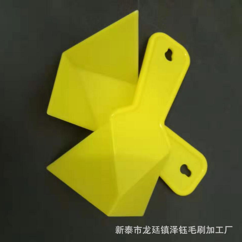 Fábrica al por mayor de plástico Yin y Yang Dispositivo de ángulo masilla herramienta de barro de diatomeas ABS herramienta de reparación de ángulo engrosada Yin y Yang ángulo