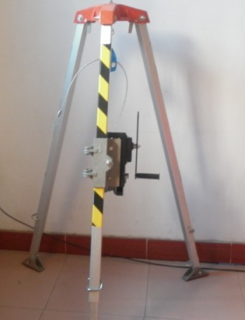 救援三脚架/下井救援装置/铝合金救援三角架/多功能救援支架