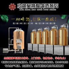 欣順昊 愛爾精釀啤酒發酵罐 自釀鮮啤黑啤設備商用糖化罐廠家直營