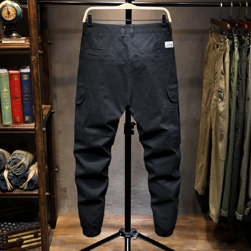 Otoño e Invierno nuevos pantalones de los hombres de estilo coreano marca de moda overoles sueltos más tamaño Pantalones deportivos de los hombres casuales pantalones atados al tobillo