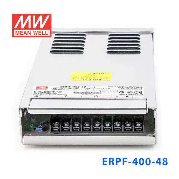 Тайвань Минвэй Пауэр ERPF-400-48 400Вт/48В/8.3А Однометровый выход закрытый выключатель источник питания