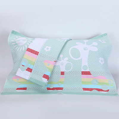 Cotton Gauze Pillowcase Manufactor Direct selling Cotton soft comfortable Pillow towel Fabric art Pillowcase wholesale On behalf of