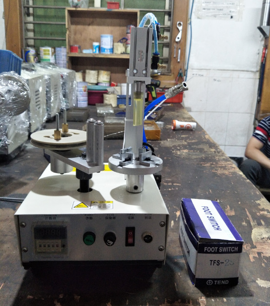 TM-1000S高低频变压器磁芯线包外围胶布半自动包胶机各种外围包胶