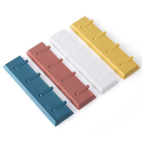 ZT 1002ABS hook, no trace, no punching, sticky hook, bathroom wall door back hook, coat and hat hanger, solid color hook