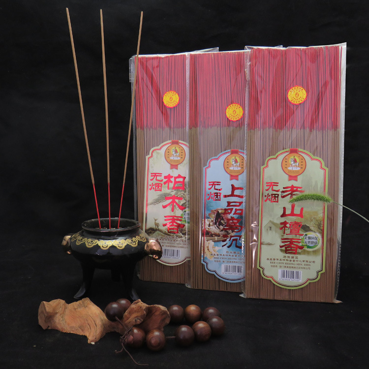 Cross border wholesale Really fragrant Sanzo Laoshan Sandalwood Top grade Wood fragrance Bamboo stick incense Sandalwood Buddhism Supplies