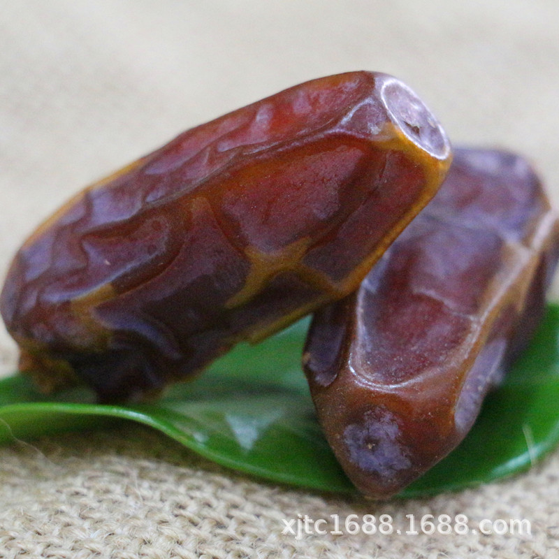 沙特椰枣500g 批发黑蜜枣散装干果休闲零食新疆特产一件代发年货