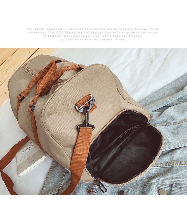 Unisex Basic Classic Style Solid Color Oxford Cloth Travel Bags display picture 86