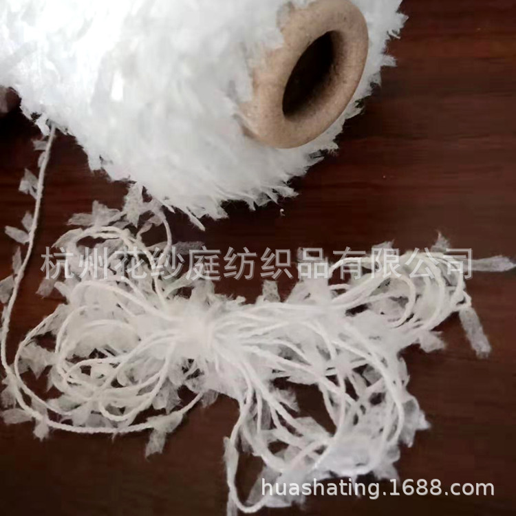 工厂直供涤纶蝴蝶纱 涤纶纸片纱蝴蝶纱