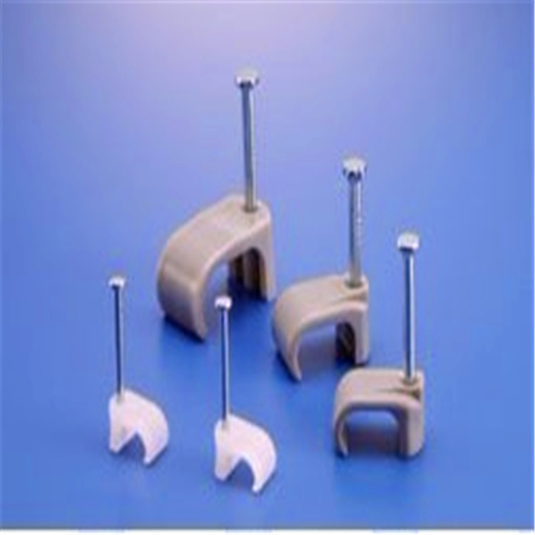 台湾凯士士KSS扁线插钉式固定夹/钉卡/PE卡