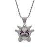 Metal necklace hip-hop style, funny monster, pendant, accessory, European style, Gengar